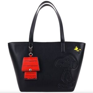 Snoopy Peanuts Handbag with Doghouse Card Holder by Danielle Nicole